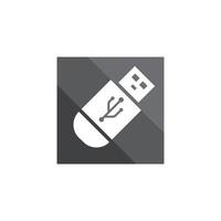 usb icon vector