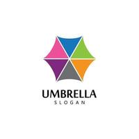 umbrella logo vector