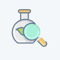 Icon Natural Research. related to Environment symbol. doodle style. simple illustration. conservation. earth. clean vector