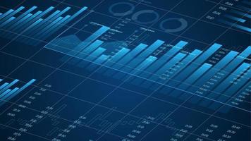 mercado de valores o gráfico de comercio de divisas en concepto gráfico vector