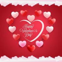 valentine's day background vector