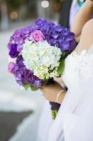 wedding day bouquet photo