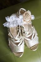 wedding day shoes photo