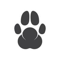 paw logo icon of pet vector