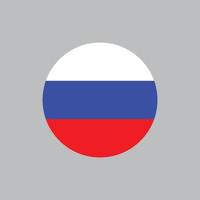 russian flag icon logo vector