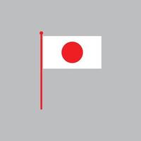 japan flag icon logo vector