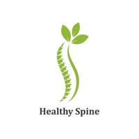 Spine diagnostics logo icon template vector illustration