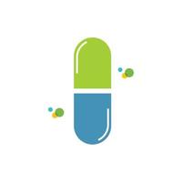 Diseño de ilustración de vector de icono de logotipo de farmacia