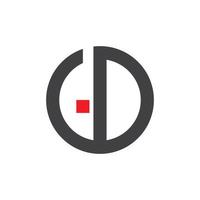 gd,dg letter logo icon illustration vector