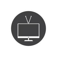 television icon logo vector illustration
