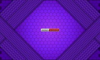 purple hexagonal abstract luxury background vector