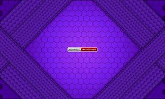 purple hexagonal abstract luxury background vector