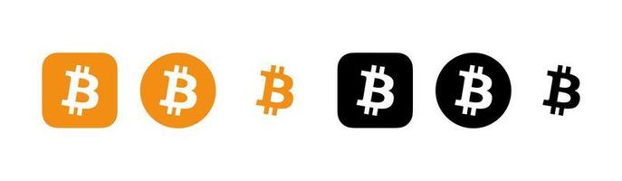 bitcoin logo vector, bitcoin icon free vector