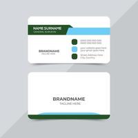 Modern medical healthcare services business card design template vector