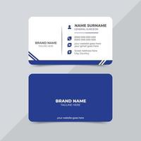 Business card design for medical doctor healthcare clinic vector front and back side view template