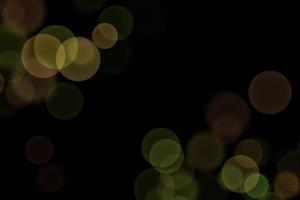 set of Bokeh lights on dark background photo