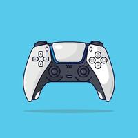 Console Controller Flat Vector Illustration