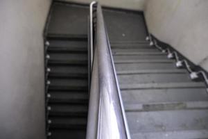 Metal stair railing photo