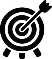 Target focus icon symbol vector image, illustration of the success goal icon concept. EPS 10