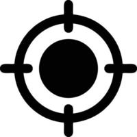 Target focus icon symbol vector image, illustration of the success goal icon concept. EPS 10