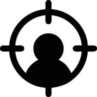 Target focus icon symbol vector image, illustration of the success goal icon concept. EPS 10