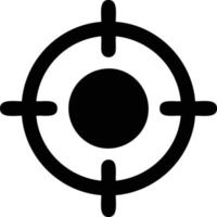 Target focus icon symbol vector image, illustration of the success goal icon concept. EPS 10