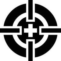 Target focus icon symbol vector image, illustration of the success goal icon concept. EPS 10