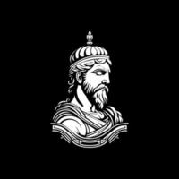 ilustración del logotipo del rey de reyes vector