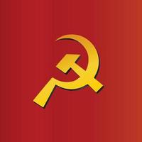 urss unión soviética comunista ejército rojo símbolo icono logo vector