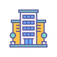 icono de apartamento para el diseño de su sitio web, logotipo, aplicación, ui. vector