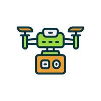 camera drone icon for your website, mobile, presentation, and logo design. vector