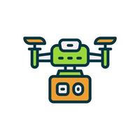 camera drone icon for your website, mobile, presentation, and logo design. vector