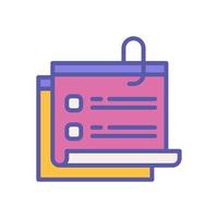 sticky note icon for your website design, logo, mobile design, and presentation. vector