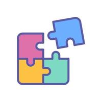 puzzle icon for your website design, logo, app, UI. vector