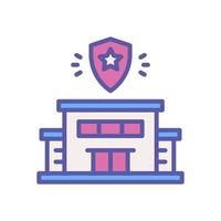 police station icon for your website design, logo, app, UI. vector