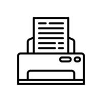 printer icon for your website design, logo, mobile design, and presentation. vector