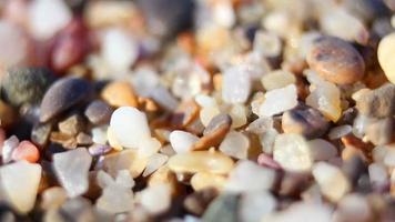 Sand grains close up video