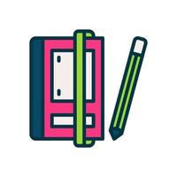 notebook icon for your website, mobile, presentation, and logo design. vector