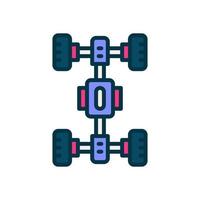 chassis icon for your website, mobile, presentation, and logo design. vector