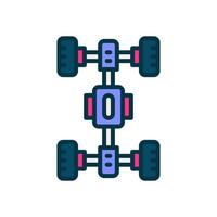 chassis icon for your website, mobile, presentation, and logo design. vector