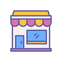 icono de tienda para el diseño de su sitio web, logotipo, aplicación, ui. vector