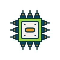 cpu icon for your website, mobile, presentation, and logo design. vector