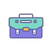 icono de maletín para el diseño de su sitio web, logotipo, diseño móvil y presentación. vector