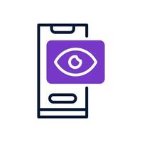 spy view icon for your website, mobile, presentation, and logo design. vector