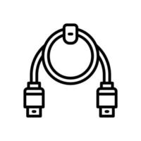 icono de enchufe usb para su sitio web, móvil, presentación y diseño de logotipo. vector