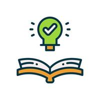 knowledge icon for your website, mobile, presentation, and logo design. vector