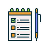 work list icon for your website, mobile, presentation, and logo design. vector