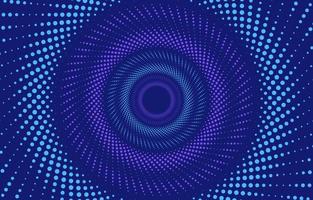 Round Frame Halftone Background vector