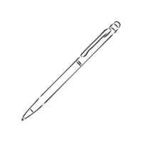 fountain pen vector sketch