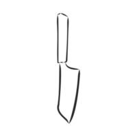 dibujo vectorial de cuchillos vector